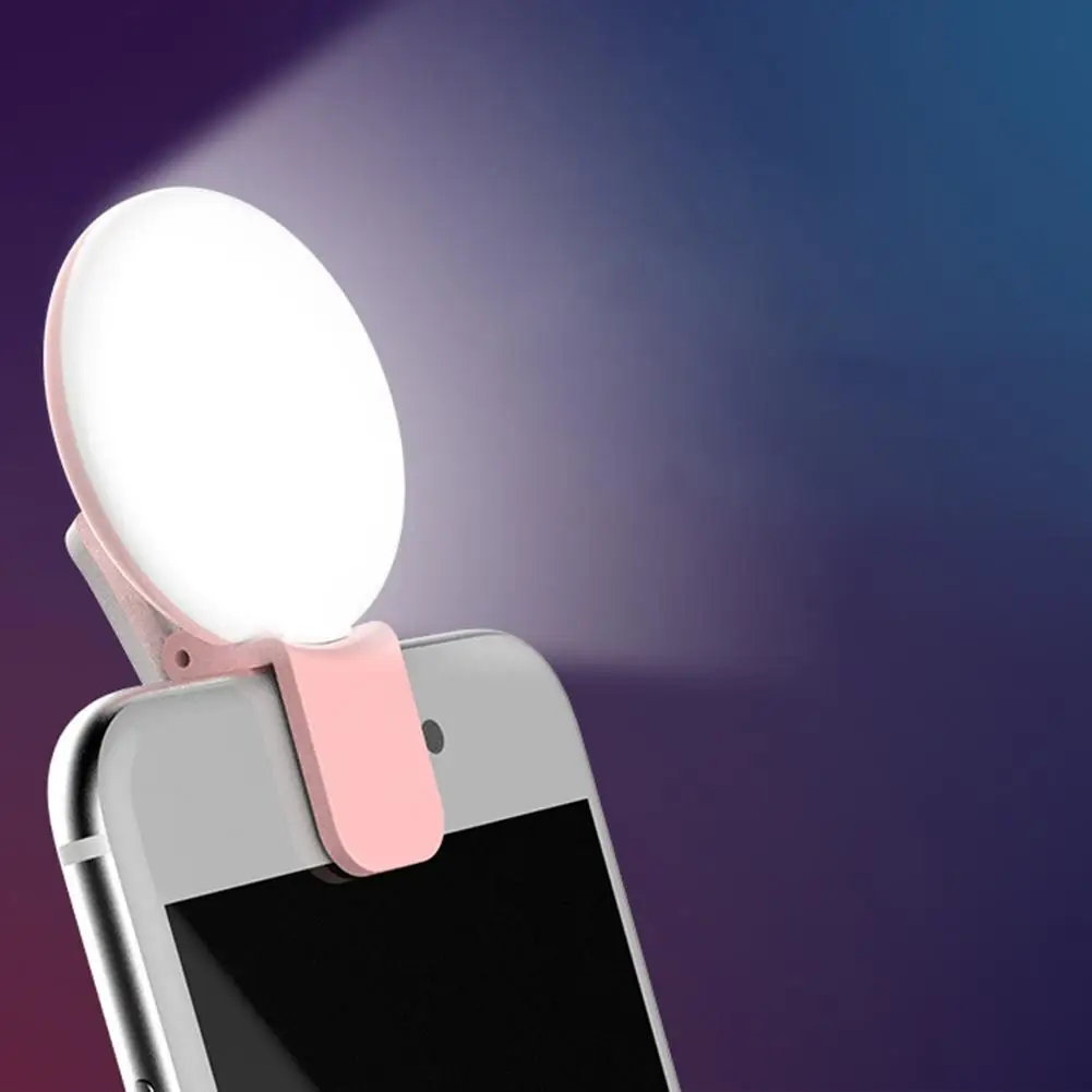 Photography Mobile Lighting - Lampu Cincin Swafoto LED Ponsel Mini