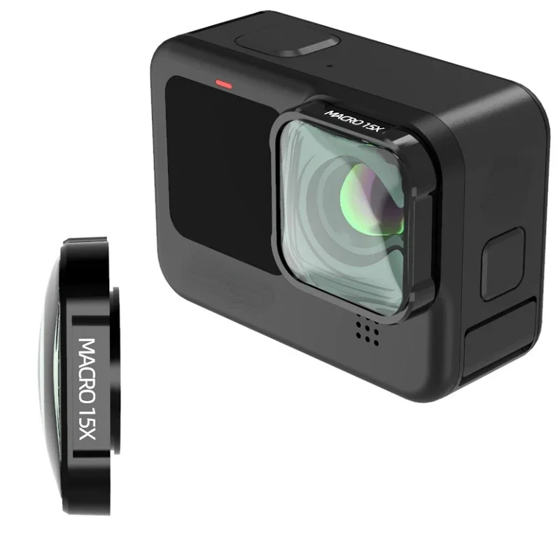 Gopro Action Camera Hero 12 Black - Aksesori kamera aksi hitam, Filter lensa