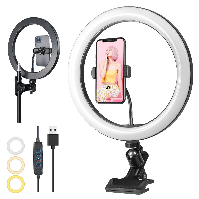 Photography Lighting For Studio - Lampu Ring Led dapat diredupkan 26cm
