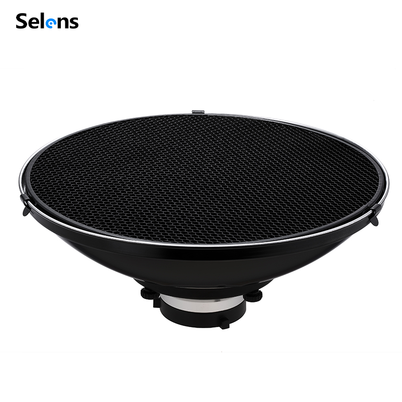 Photography Lighting Beauty Dish - Set Reflektor Beauty Dish Selens Silver/White
