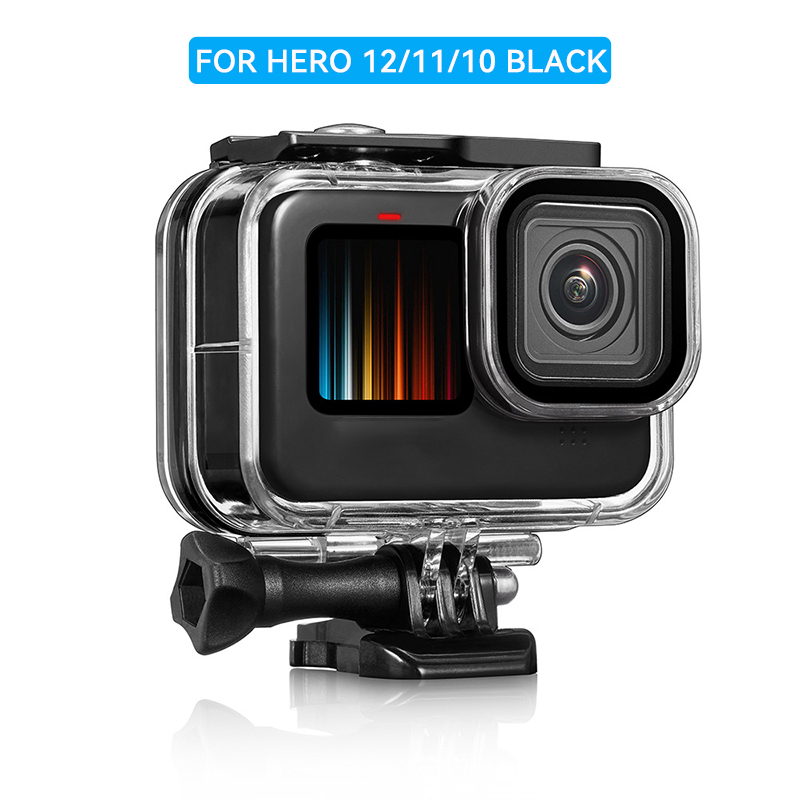 Gopro Action Camera Hero 12 Black - Casing anti air 60M, casing anti
