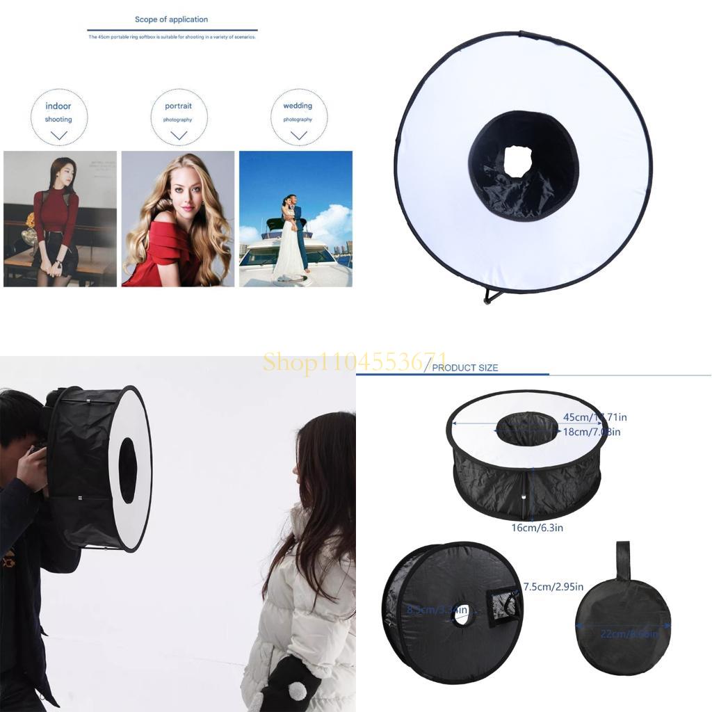 Photography Lighting Beginners - Softbox Lampu Lipat 45CM Rakitan Cepat