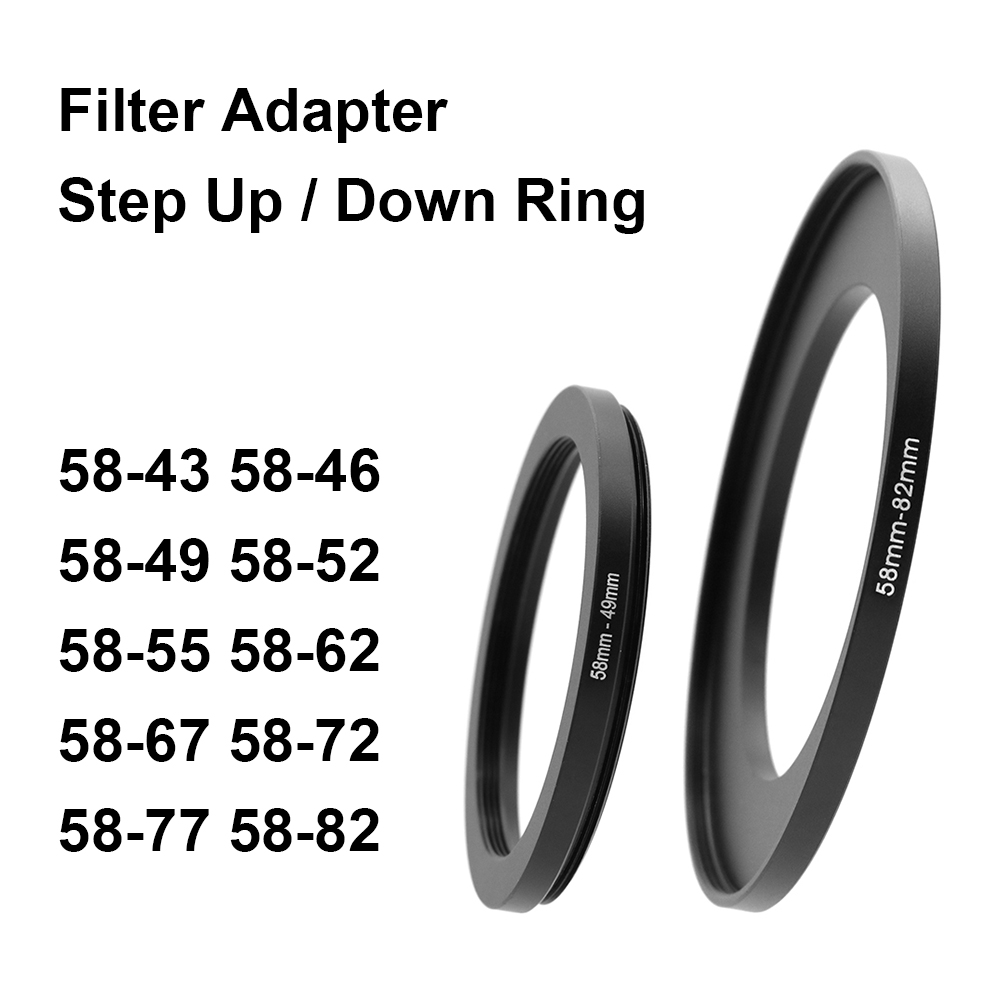 Macro Photography Lighting Kit - Adaptor Filter lensa kamera cincin Step