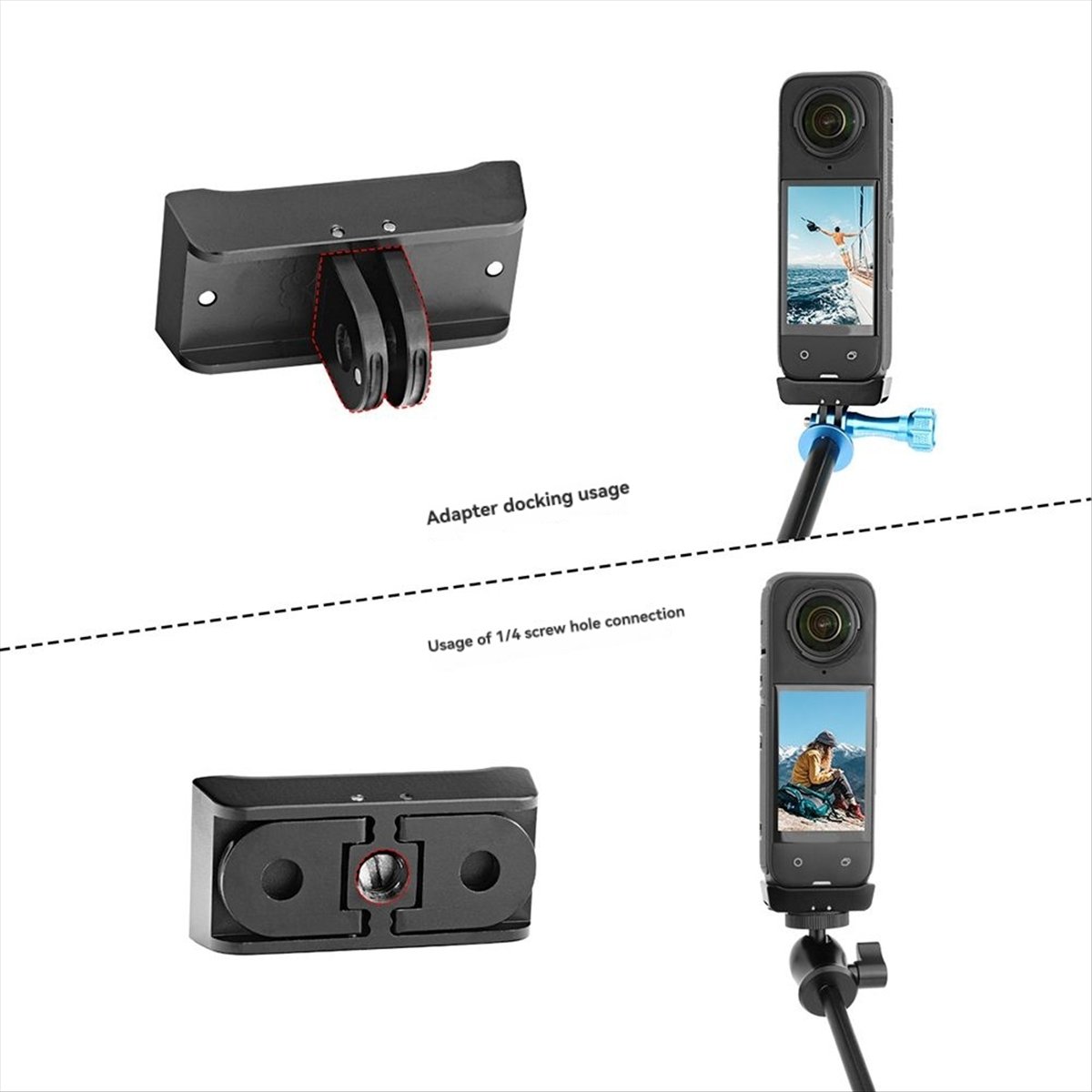 Insta360 Camera X4 - Adaptor A73T untuk Kamera Insta360 X5