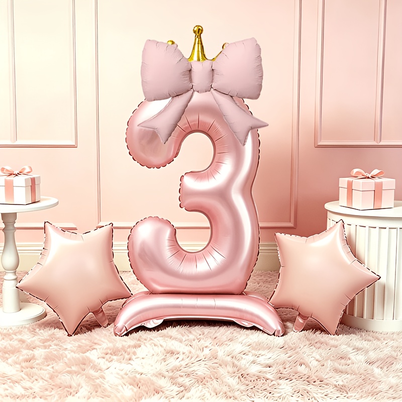 Photography Lighting Kits - Balon 3D Pink Mewah Ringan 0-9,