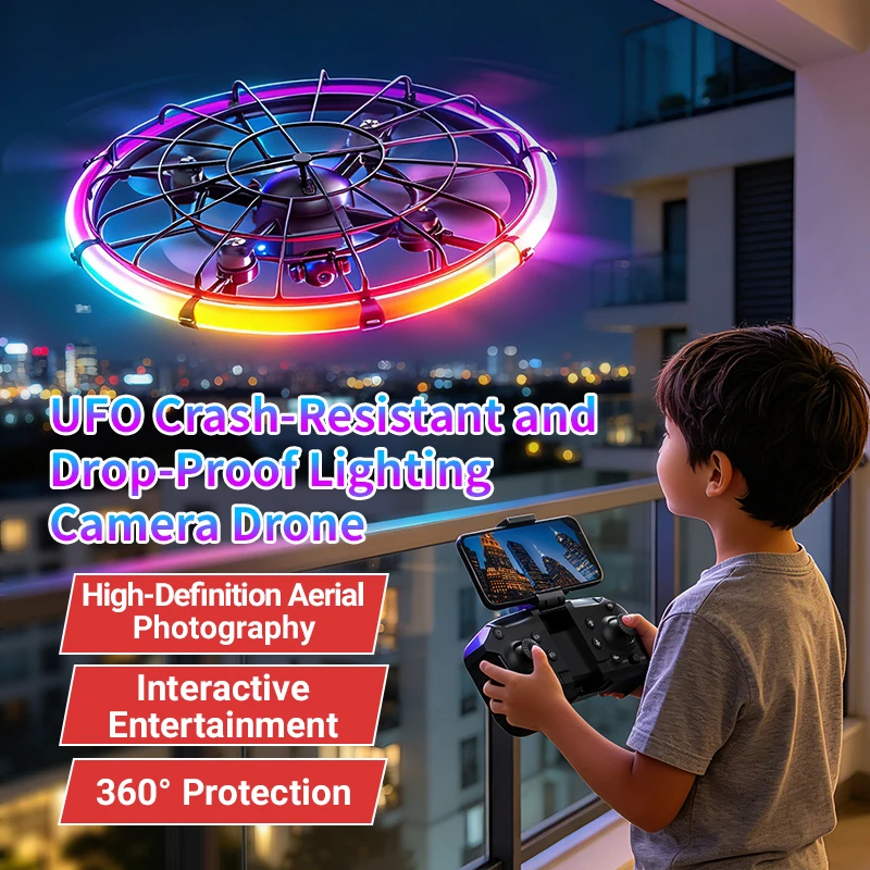 Photography Lighting Beginners - JJRC H145 UFO RC Drone dengan