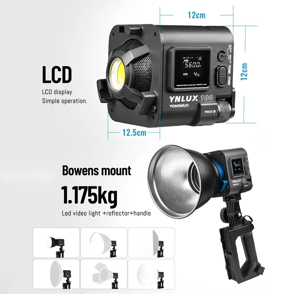 YONGNUO YNLUX100 100W 3200K-56 - Photography Lighting For Studio ulasan dan harga
