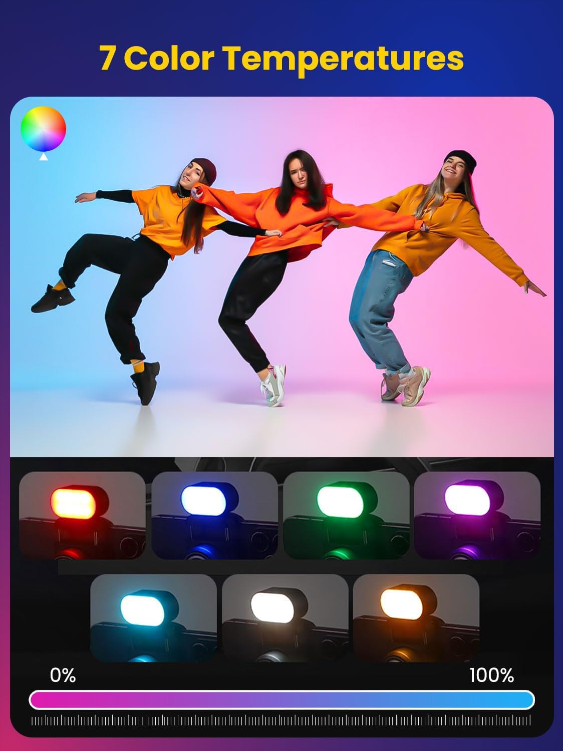 AOCHUAN Lampu Isi Magnetik RGB - Photography Lighting Spotlight ulasan dan harga