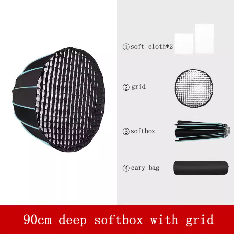 Softbox 90cm dengan Grid 16-ri - Parabolic Umbrella Deep ulasan dan harga