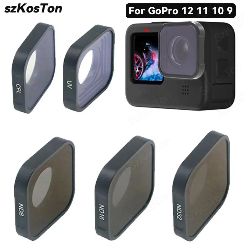 UV CPL ND8 ND16 ND32 Filter un - Gopro Action Camera Hero 12 Black ulasan dan harga