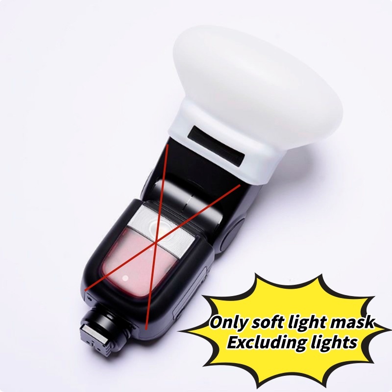 1 Buah Tutup Flash Silikon Lem - Photography Lighting Diffuser ulasan dan harga