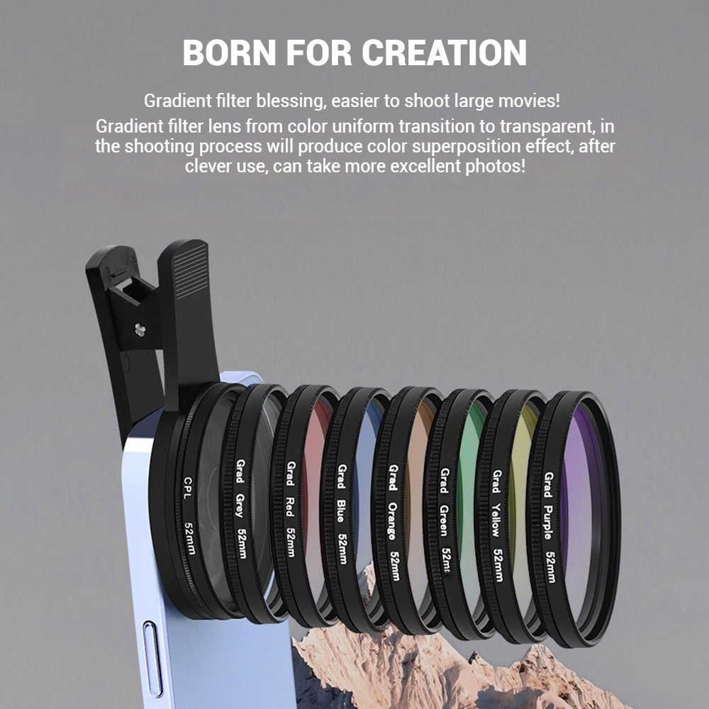 Kit Filter Kamera Smartphone C - Photography Lighting Beginners ulasan dan harga