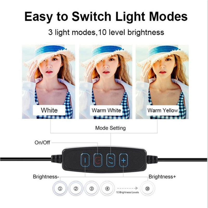 Lampu Ring Led dapat diredupka - Photography Lighting For Studio ulasan dan harga
