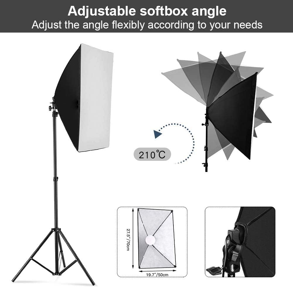 Kit Pencahayaan Softbox Fotogr - Photography Lighting Kits ulasan dan harga