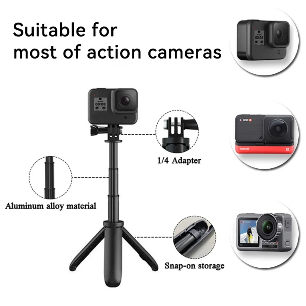 Tripod Mini dapat dilipat, Tri - Gopro Action Camera Hero 12 Black ulasan dan harga