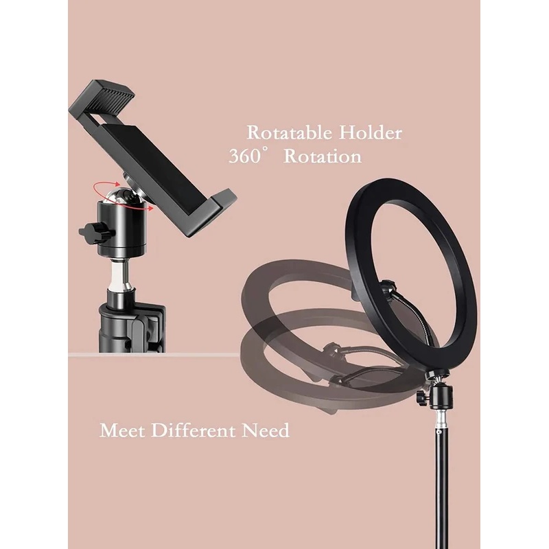 Ring Light Desiontal 26cm deng - Photography Lighting Spotlight ulasan dan harga