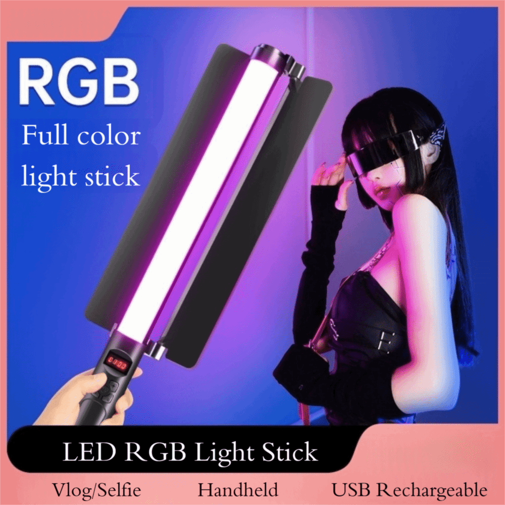 Lampu LED RGB Genggam Warna-wa - Photography Lighting For Studio ulasan dan harga
