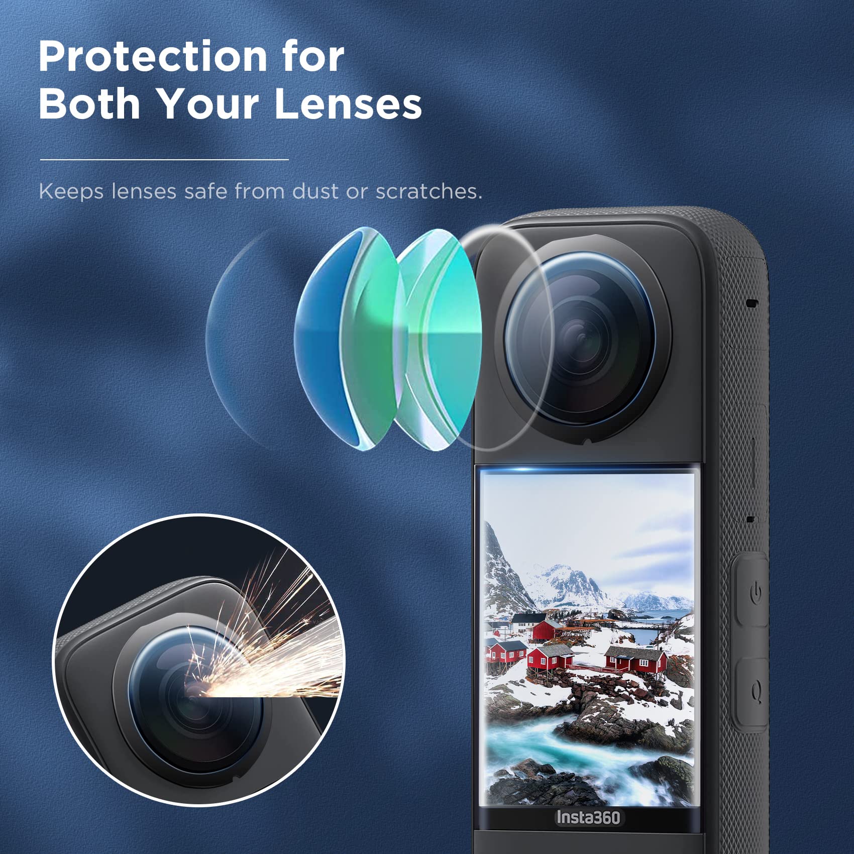 Set Aksesori untuk Insta360 X3 - Insta360 Camera X4 ulasan dan harga