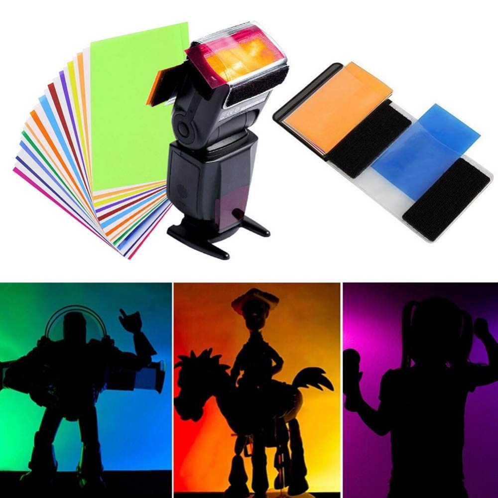 Kit Filter Pencahayaan Gel Fla - Photography Lighting Kits ulasan dan harga