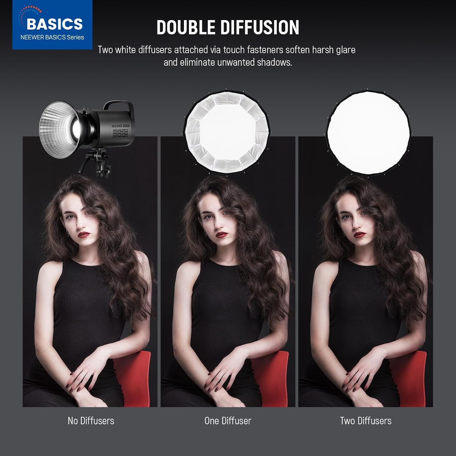 Softbox Parabola dengan Duduka - Photography Lighting Diffuser ulasan dan harga