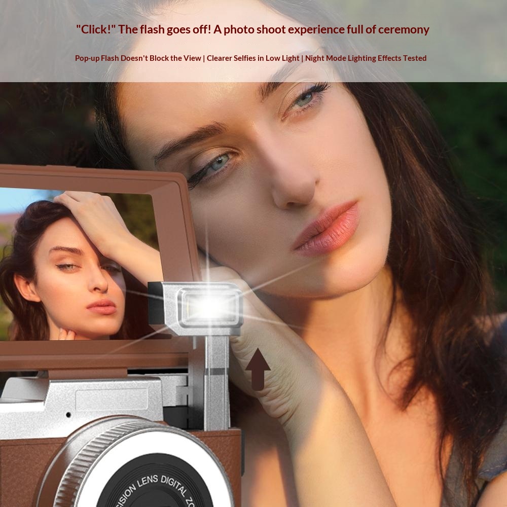 Kamera Digital 4K 64MP untuk F - Photography Lighting Beginners ulasan dan harga