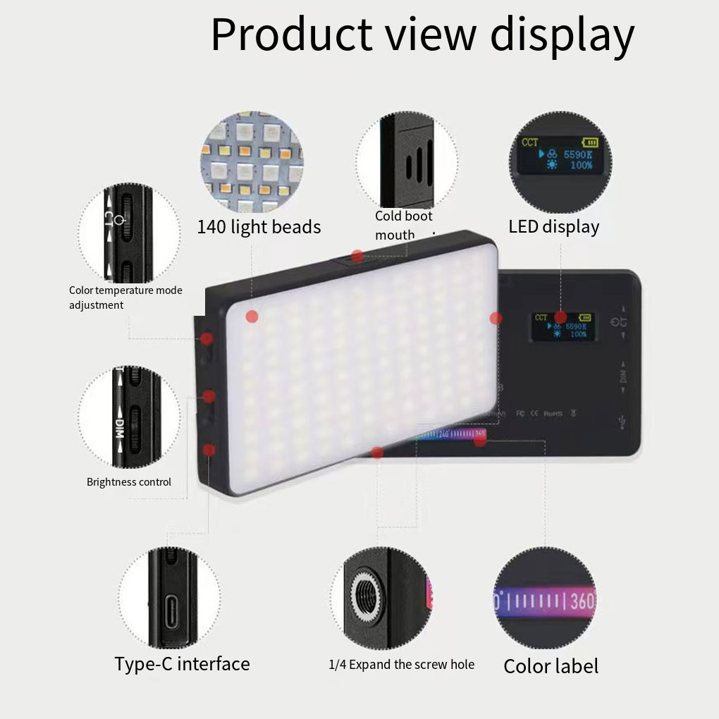 Lampu Sorot Mini mode RGB LED  - Photography Lighting Spotlight ulasan dan harga