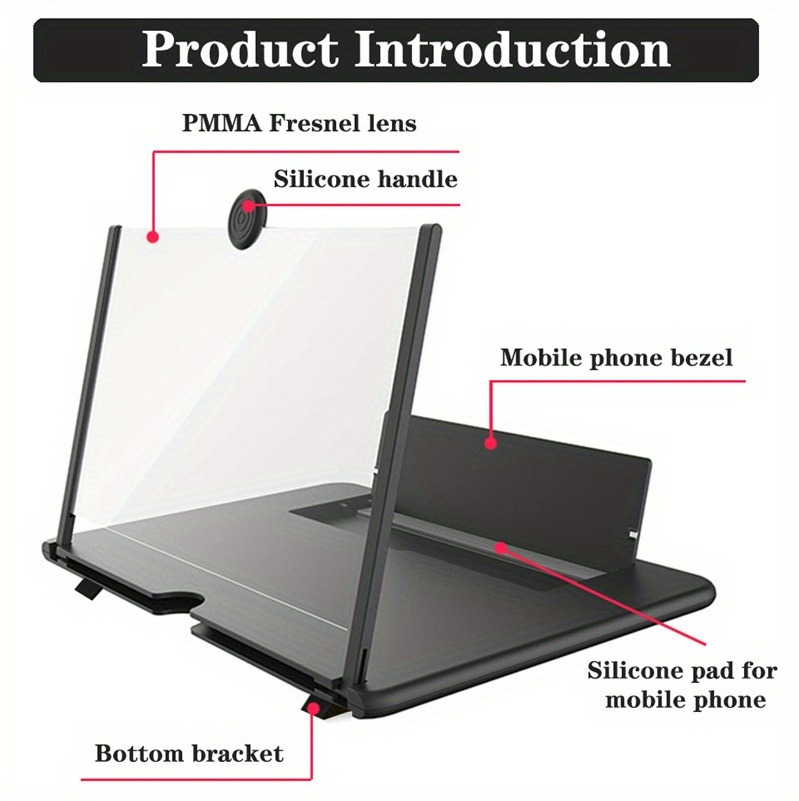 Penguat Layar Ponsel HD 10/12  - Photography Lighting Spotlight ulasan dan harga